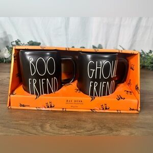 Rae Dunn BOO FRIEND & GHOUL FRIEND mug set